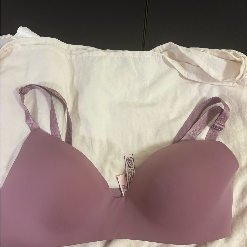 Seamless Mauve T-Shirt Bra - Women's Intimates lightweight